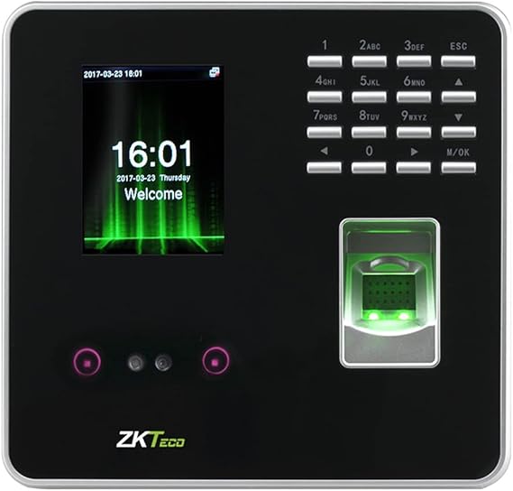 جهاز بصمة وتعرف على الوجه ZKTeco MB20 - نظام حضور وانصراف متعدد التقنيات